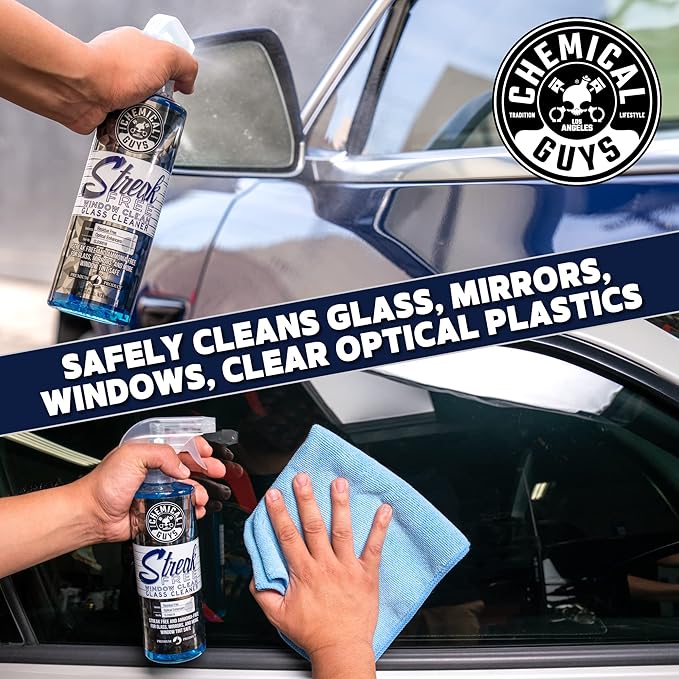 Chemical Guys CLD300 Streak Free Glass & Window Cleaner, Ammonia Free &am...