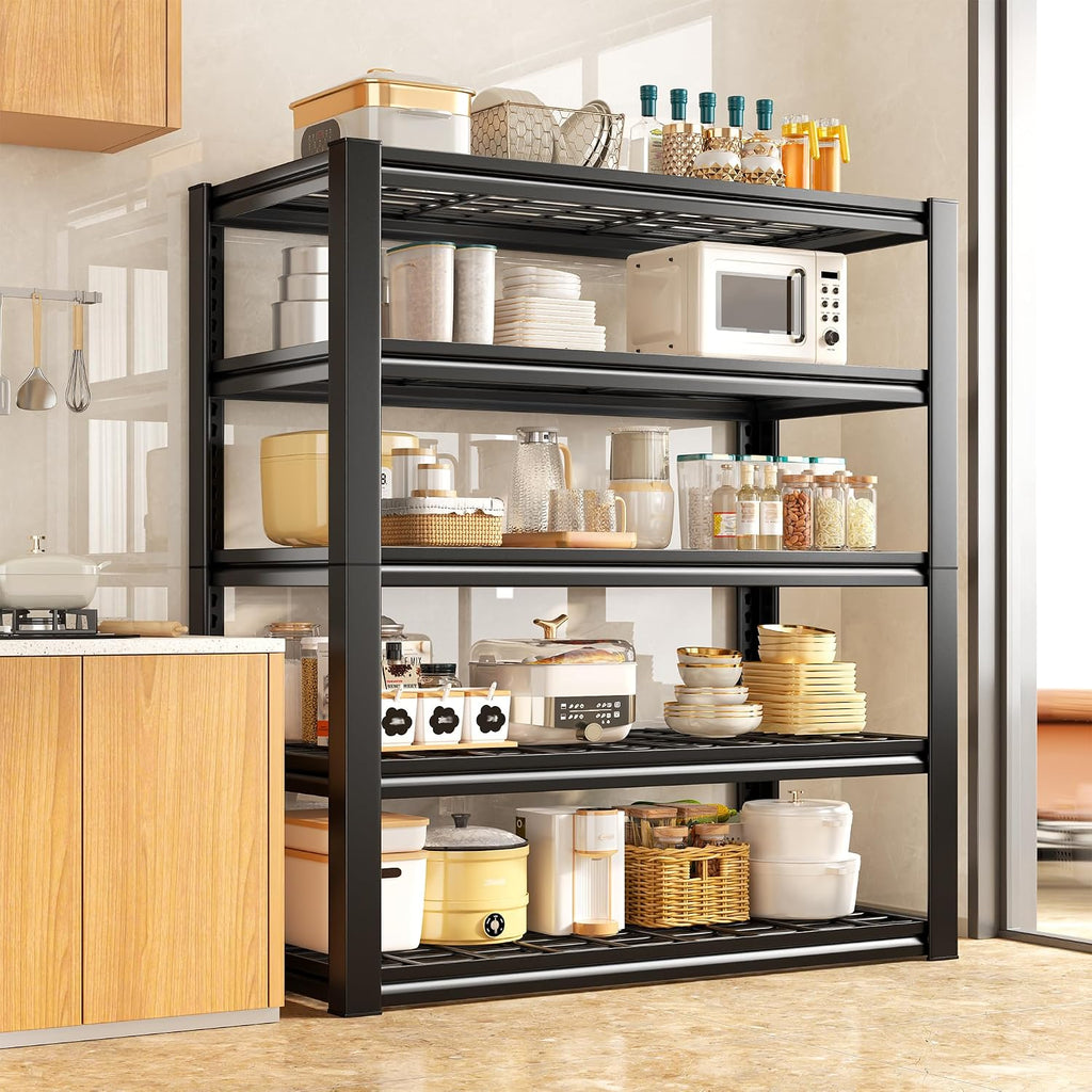 reibii 2 pack garage shelving 3200 lbs load on a desk or shelf