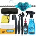 bike chain cleaning kit with 350ml degreaser &, main product view