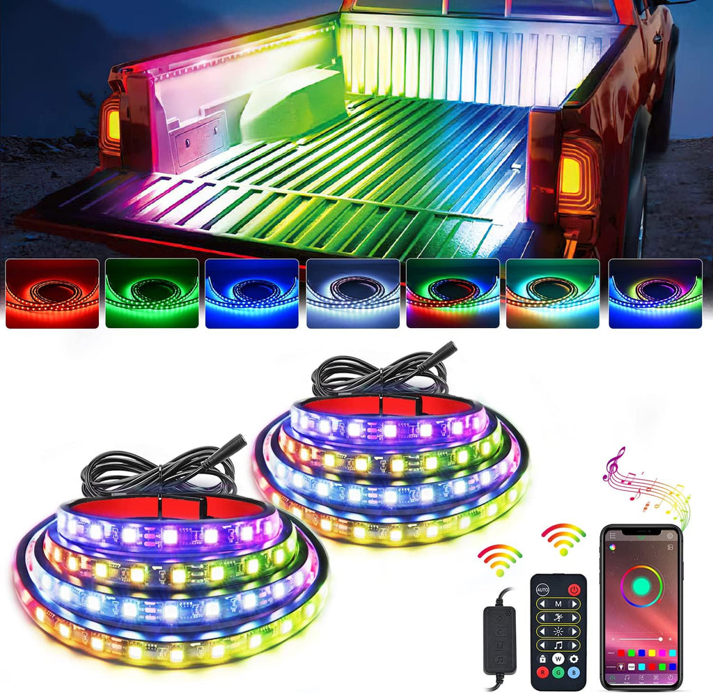 Nilight Truck Bed Light Strip RGB-IC LED Bar