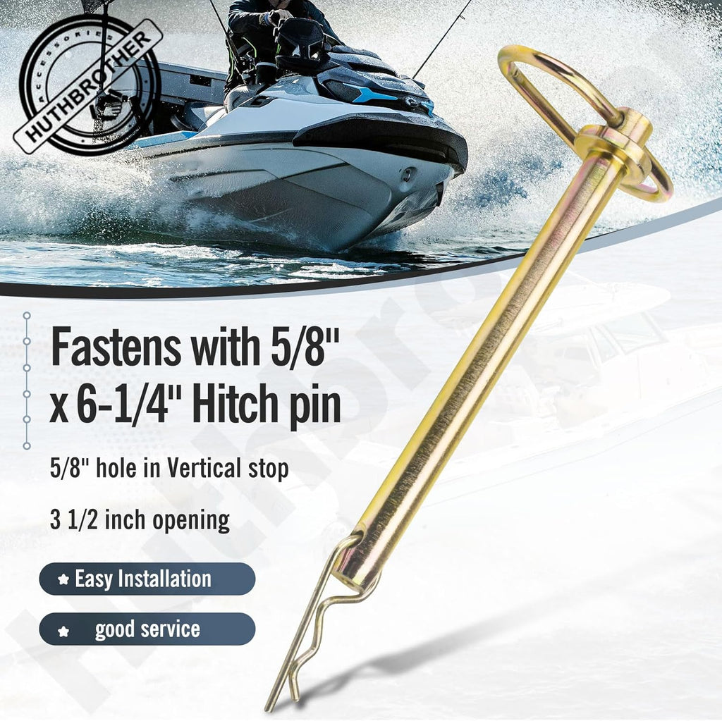 5801632 Trailer Bumper & Hitch Pin, Compatible with Sea-Doo PWC Bow Stops PWC-5A, Jet Ski Waver Runner,