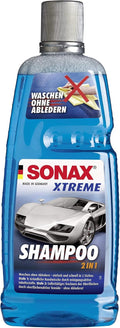 SONAX 215300 Xtreme Shampoo 2 in 1 | High-yield concentrate for cleaning painted surfaces, metal, glass, plastic and rubber and wrapped surfaces.