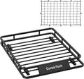 Roof Rack Basket with Net 46" x 36" Heavy Duty Rooftop Cargo Carrier 300 lbs Capacity Steel Roof Basket Vehicle Cargo Baskets Luggage Holder Rack for SUV Truck Car Travel Camping Storage