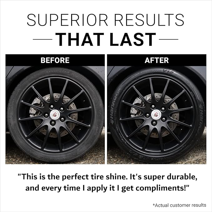 CAR GUYS Tire Shine 1 Gallon Refill | The Perfect Shine | Durable and User - Image 4