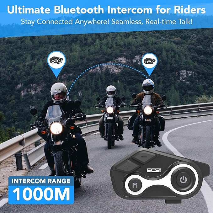 Motorcycle Bluetooth Intercom Helmet Headset - Image 5