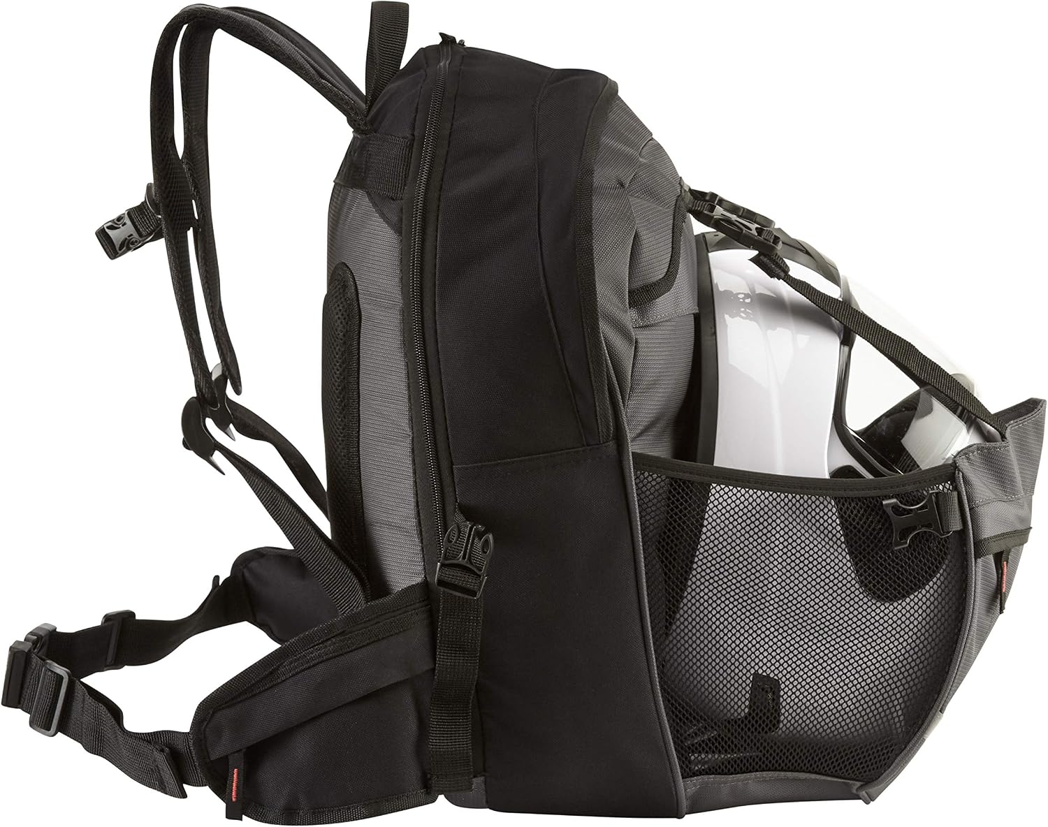 JDC Motorcycle Backpack With Helmet Holder/Carrier - 24L Expandable to 36L - FRONTIER