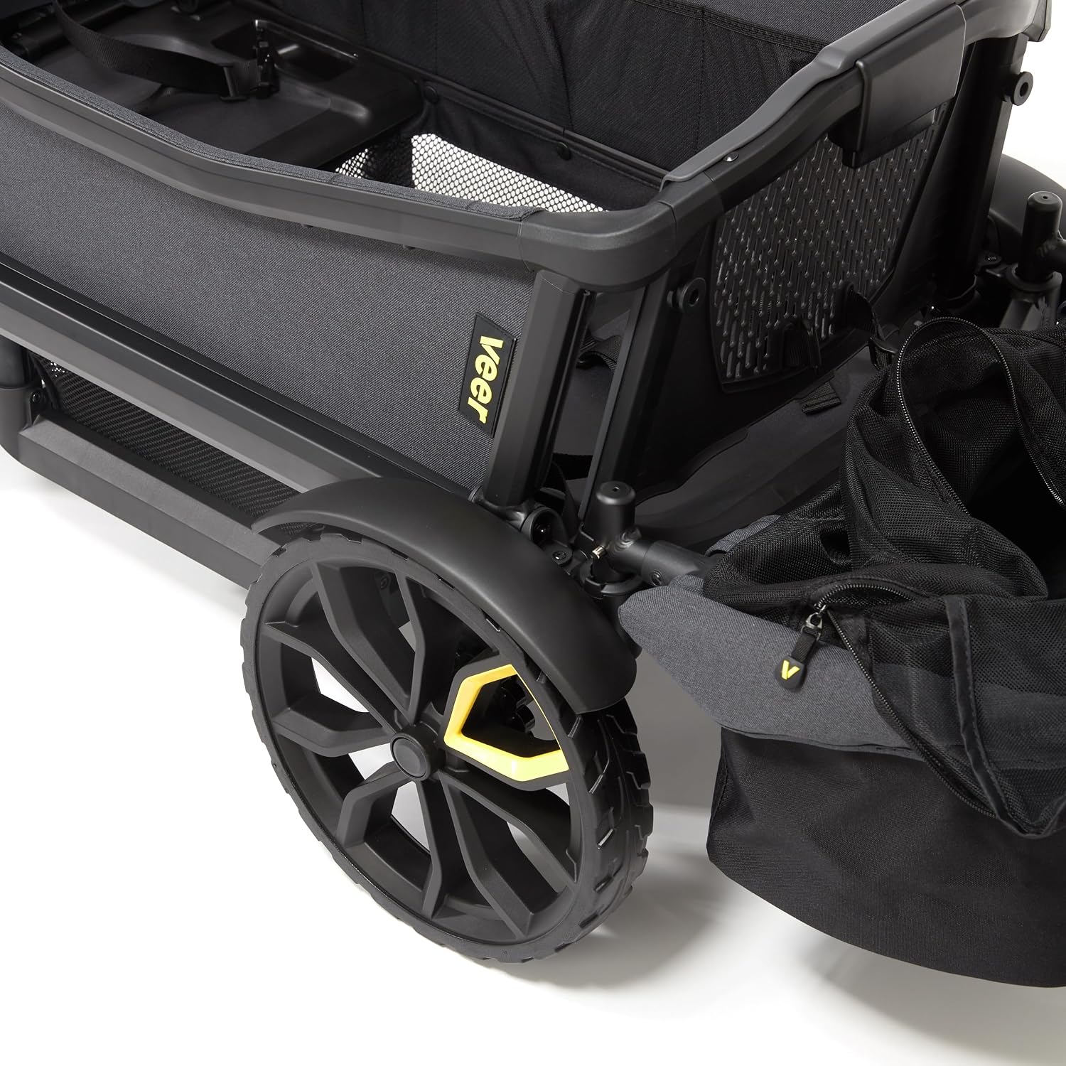 Veer Rear Foldable Storage Basket for Veer All-Terrain Cruiser XL 4 Seater. NOT Compatible with All-Terrain Cruiser 2 Seater or Cruiser-City Models.