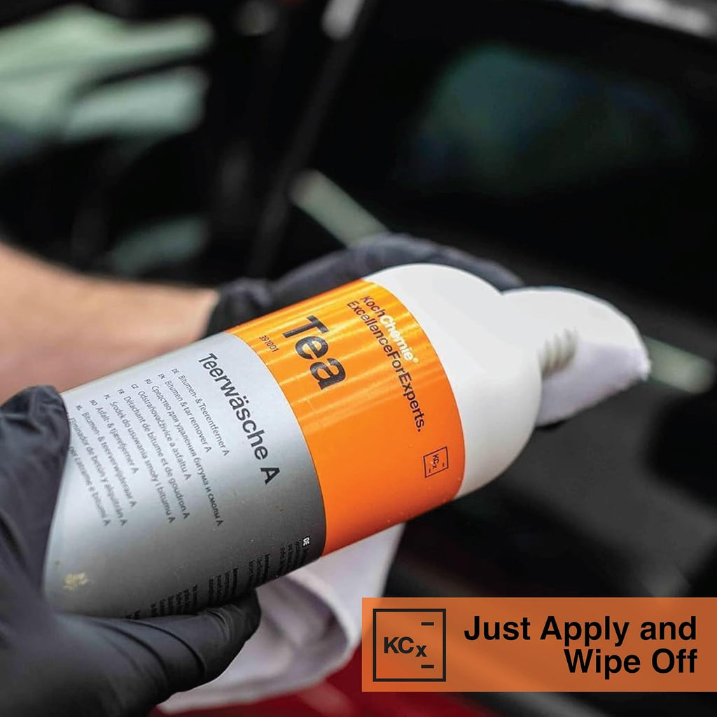 KOCHCHEMIE Koch-Chemie -Teerwäsche A (Tea) - 1 Liter - Road Fallout and Tar Remover - Solvent-Based Cleaner - Free from Halogenated Hydrocarbons and NTA