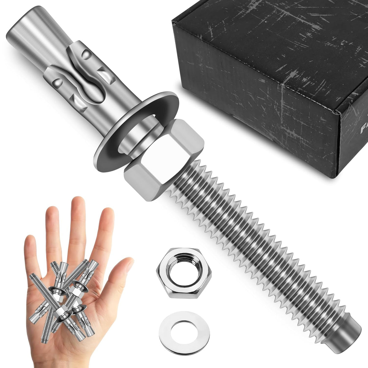 mywish (25-pack) 1/2" x 4-1/2" 304 stainless steel, main product view