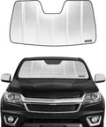 Pigenius Windshield Sun Shade for Chevrolet Colorado/GMC Canyon 2015-2022. Reflective Aluminum Film Front Window Sunshade - BLAZBLOCK