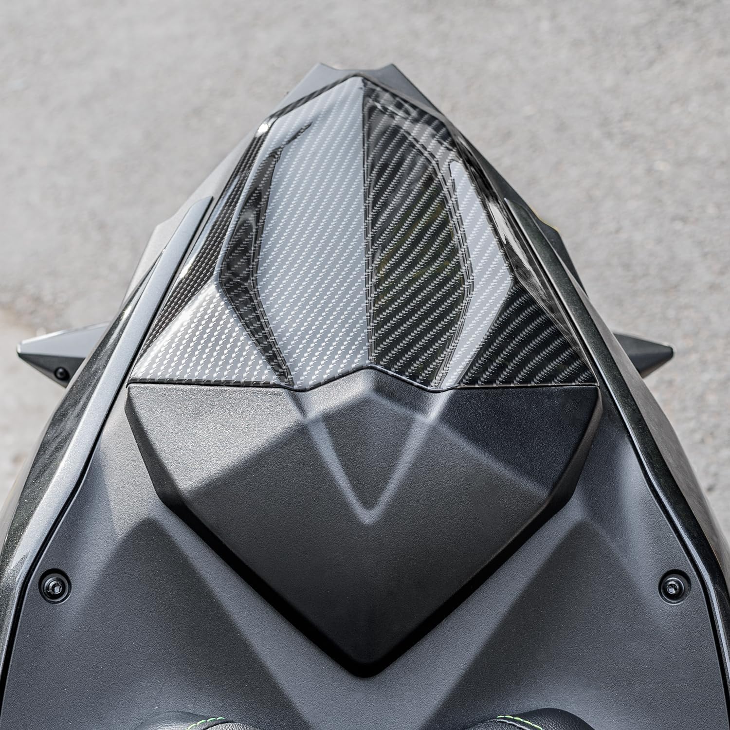 Motorcycle Rear Seat Cowl for Kawasaki Ninja Z 500 Ninja500 2024-2026 Z500 2024 2025 Tail Seat Fairing Pillion Cover Set (Carbon Fiber)