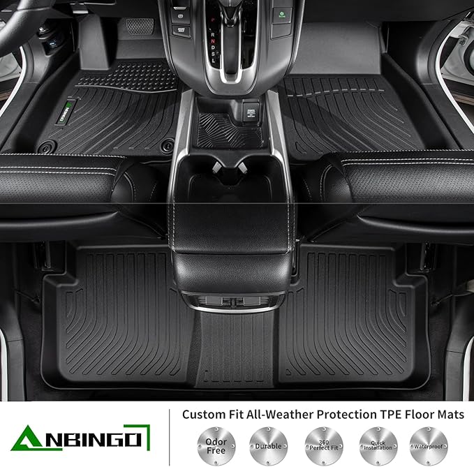 ANBINGO®Floor Mats Fit for Infiniti QX80/Nissan Armada 2019-2024 All Weather - Image 2