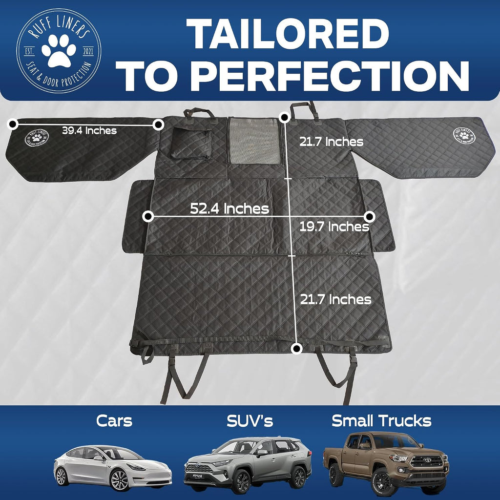 ruff liners dog hammock for car, waterproof, package contents