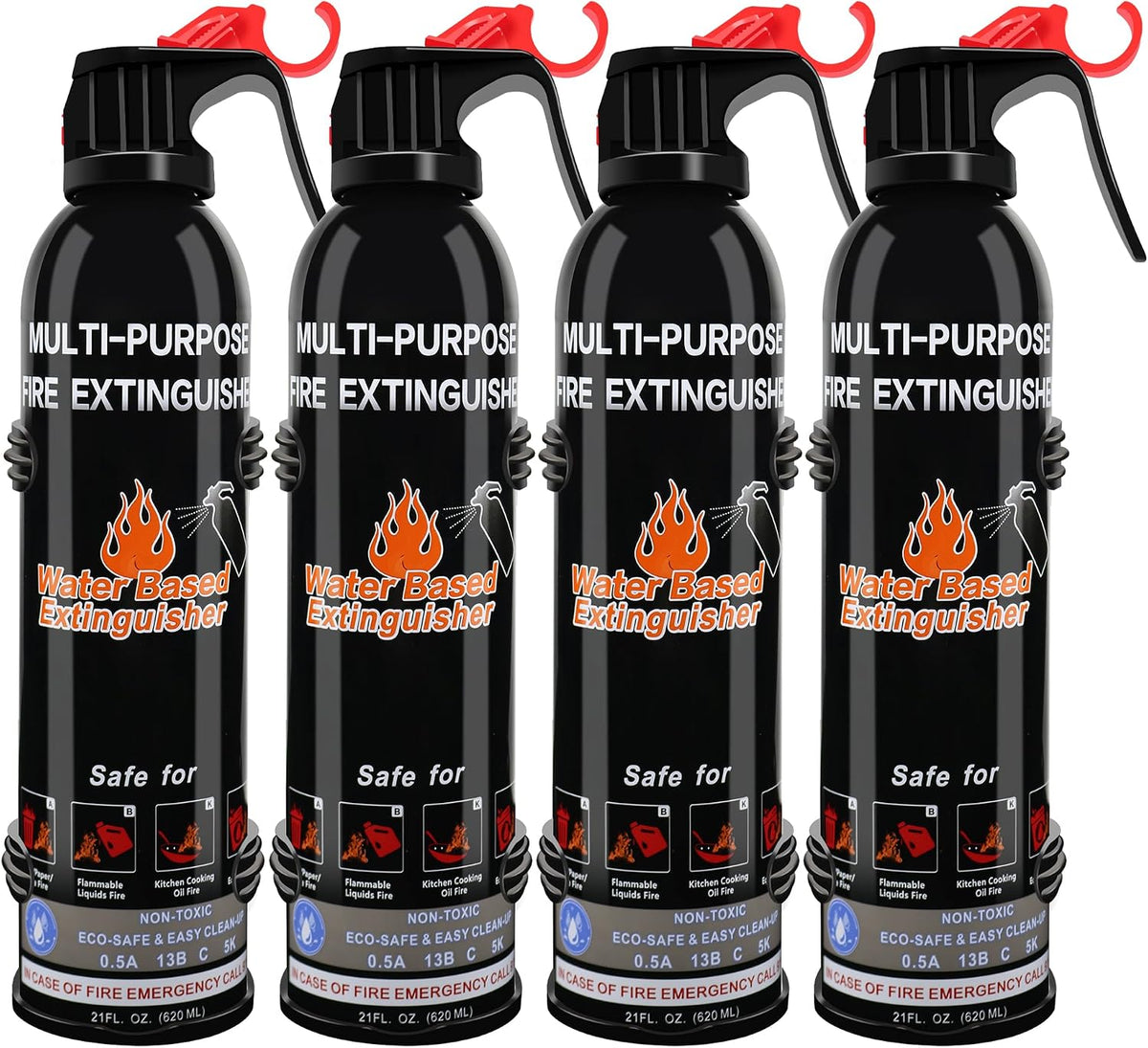 Fire Extinguisher for Home, 4 Pack Vehicle Fire Extinguishers