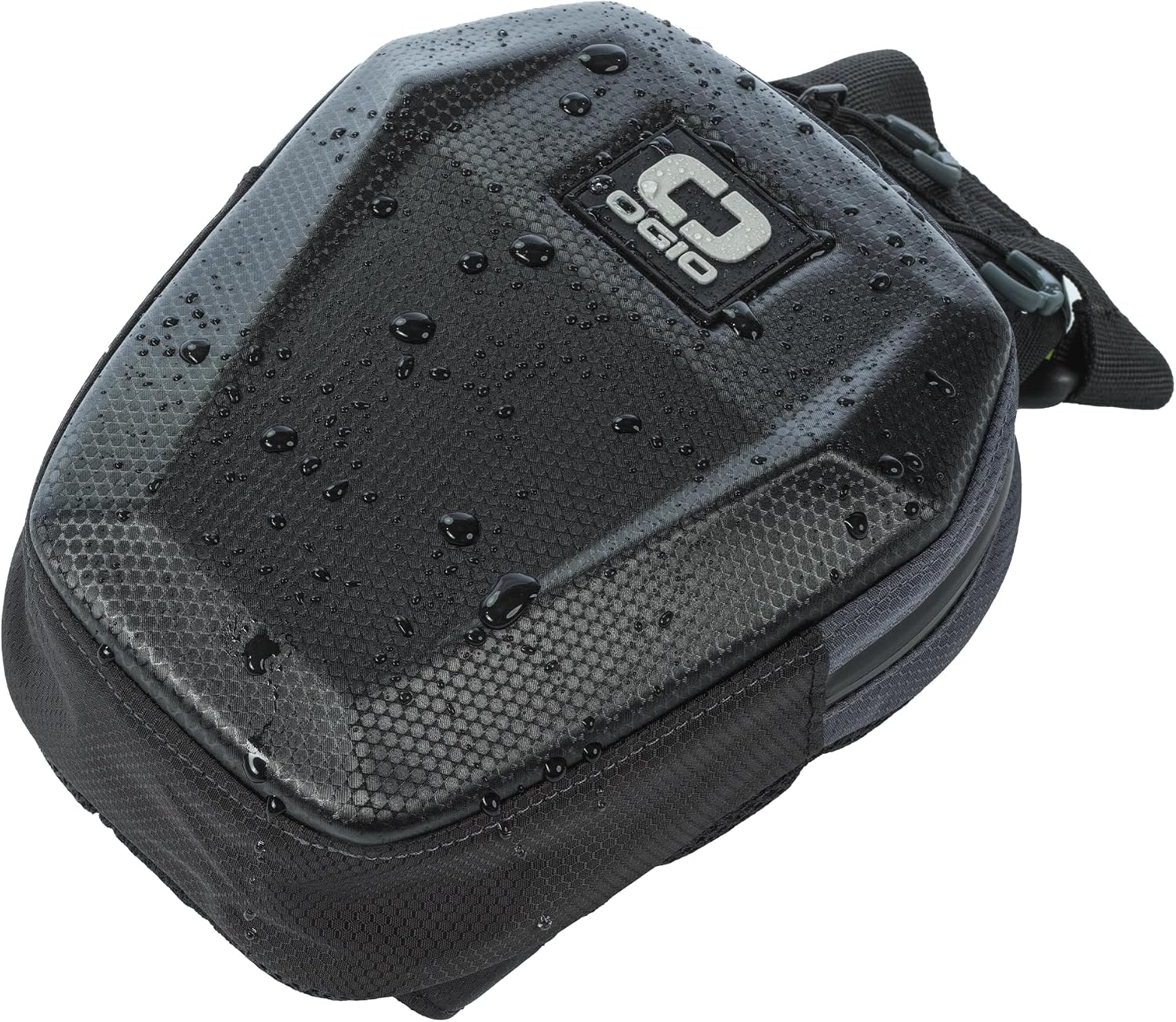 OGIO MOLDED LEG BAG, BLACK | Water-Resistant EVA Molded Front Panel, Inside Zippered Mesh Storage Pocket, 79 Cu.In/1.3 L Capacity