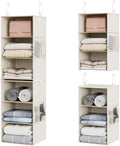 storageworks hanging closet organizer, 6-shelf with 2-in-1 design, main product view