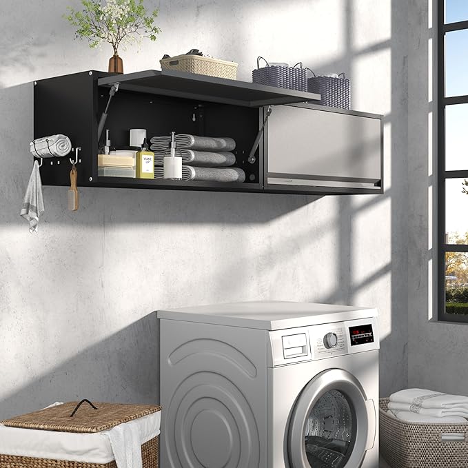 Metal Garage Wall Cabinet with Doors Side with Holes, 13.8" H 1 Door Small Wall - Image 8