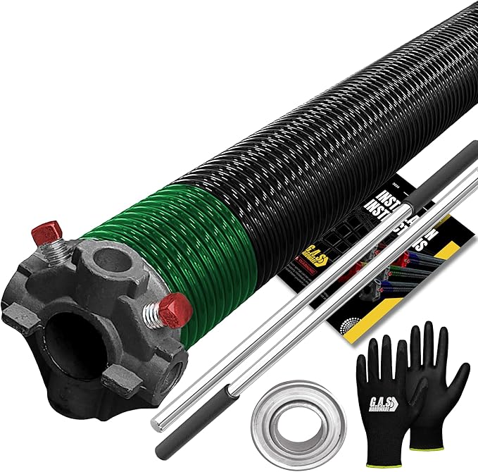 Garage Door Torsion Spring 243x1.75x38 Includes 1” Steel Bearing, and Winding by GASHardware
