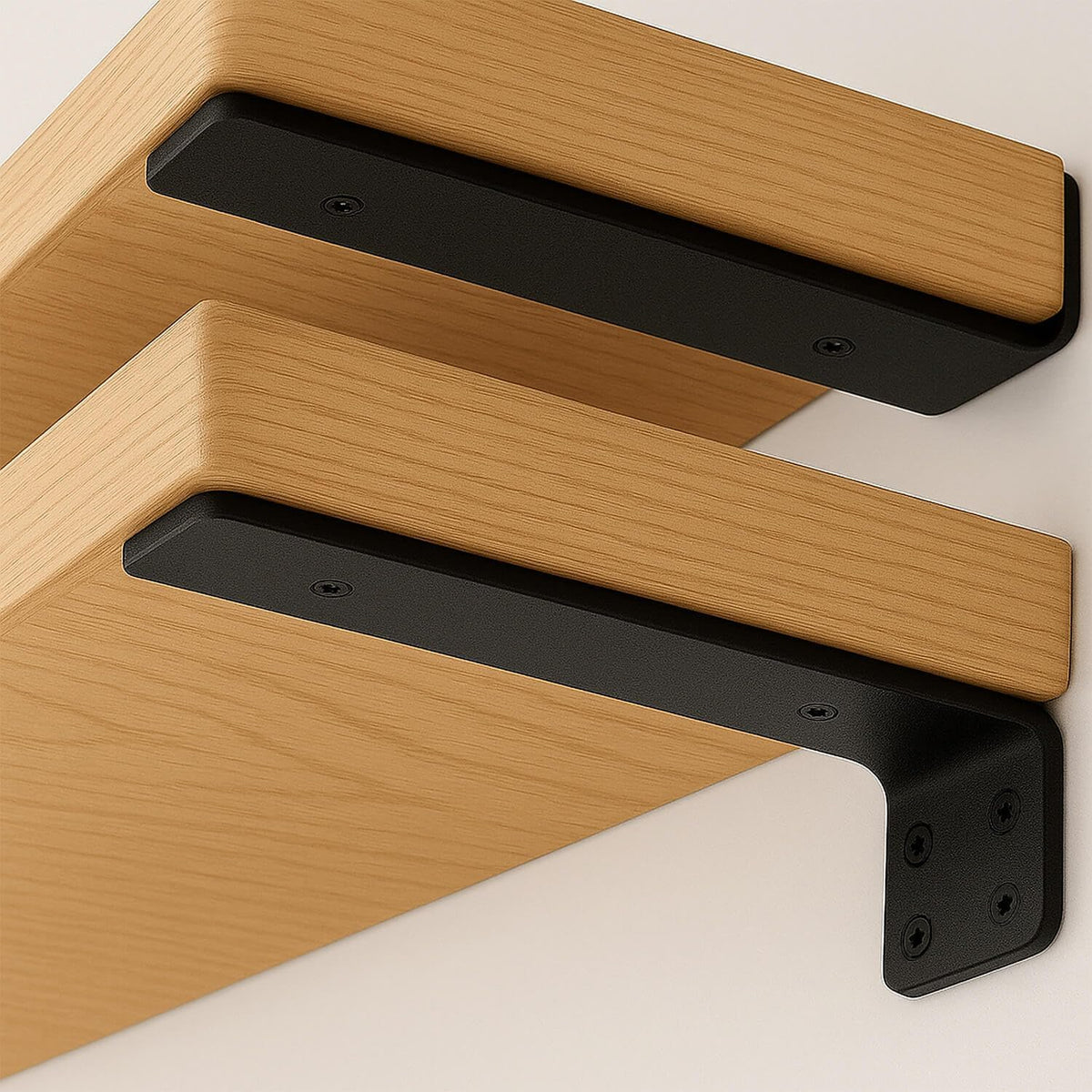 floating shelf bracket 12 inch of 4 pack, main product view