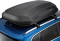 Garvee Rooftop Cargo Box Carrier, Dual-Side Opening Vehicle Hard-Shell Carriers, Roof Mount Travel Luggage Storage, 135 LBS Weight Capacity with Secure Straps&Keys, Black (11.5 Cubic)