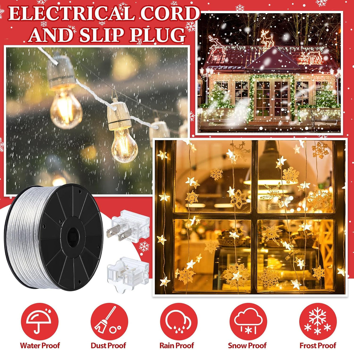 spt-2 100ft wire 18 gauge wire 2 conductor, side view