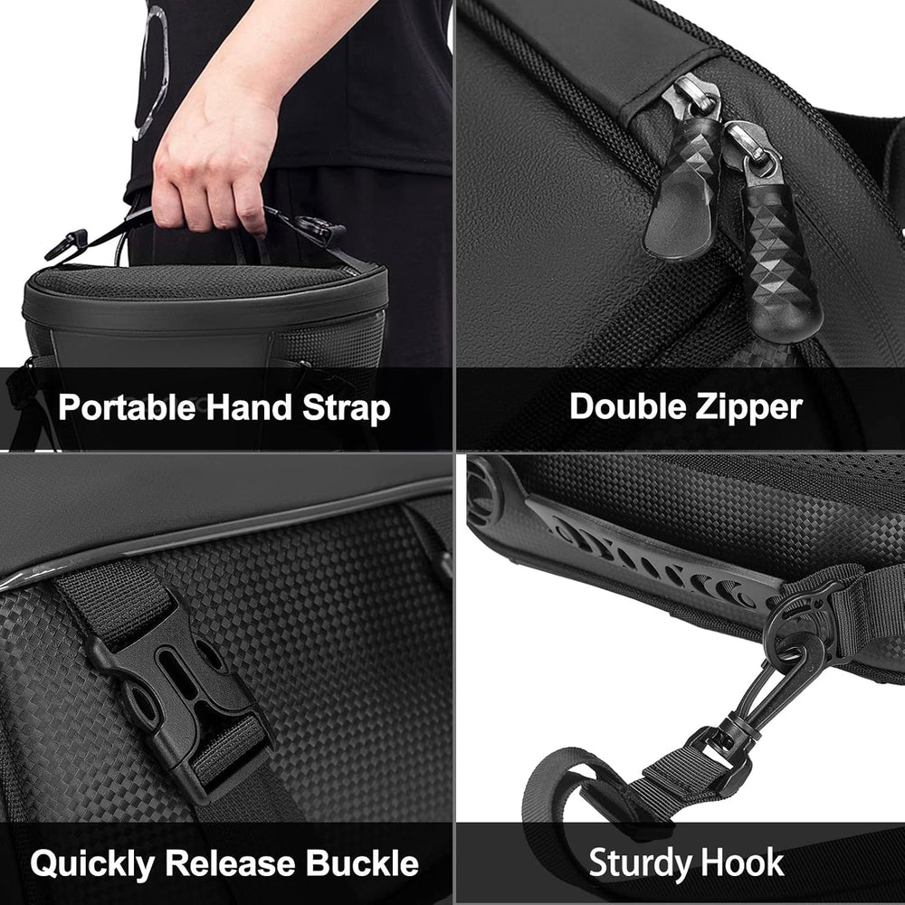 MOSISO Motorcycle Tail Bag Multifunctional Waterproof Polyester Storage Saddl...