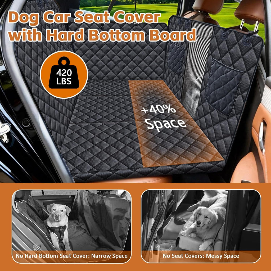 jstht dog car seat cover for pets back, close-up detail