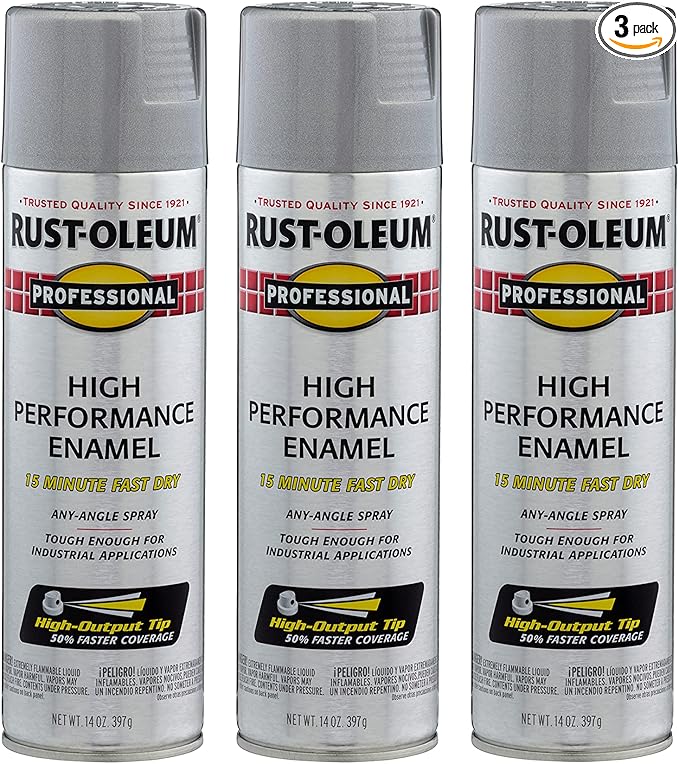 Rust-Oleum 7515838-3PK Professional High Performance Enamel Spray Paint by Rust-Oleum