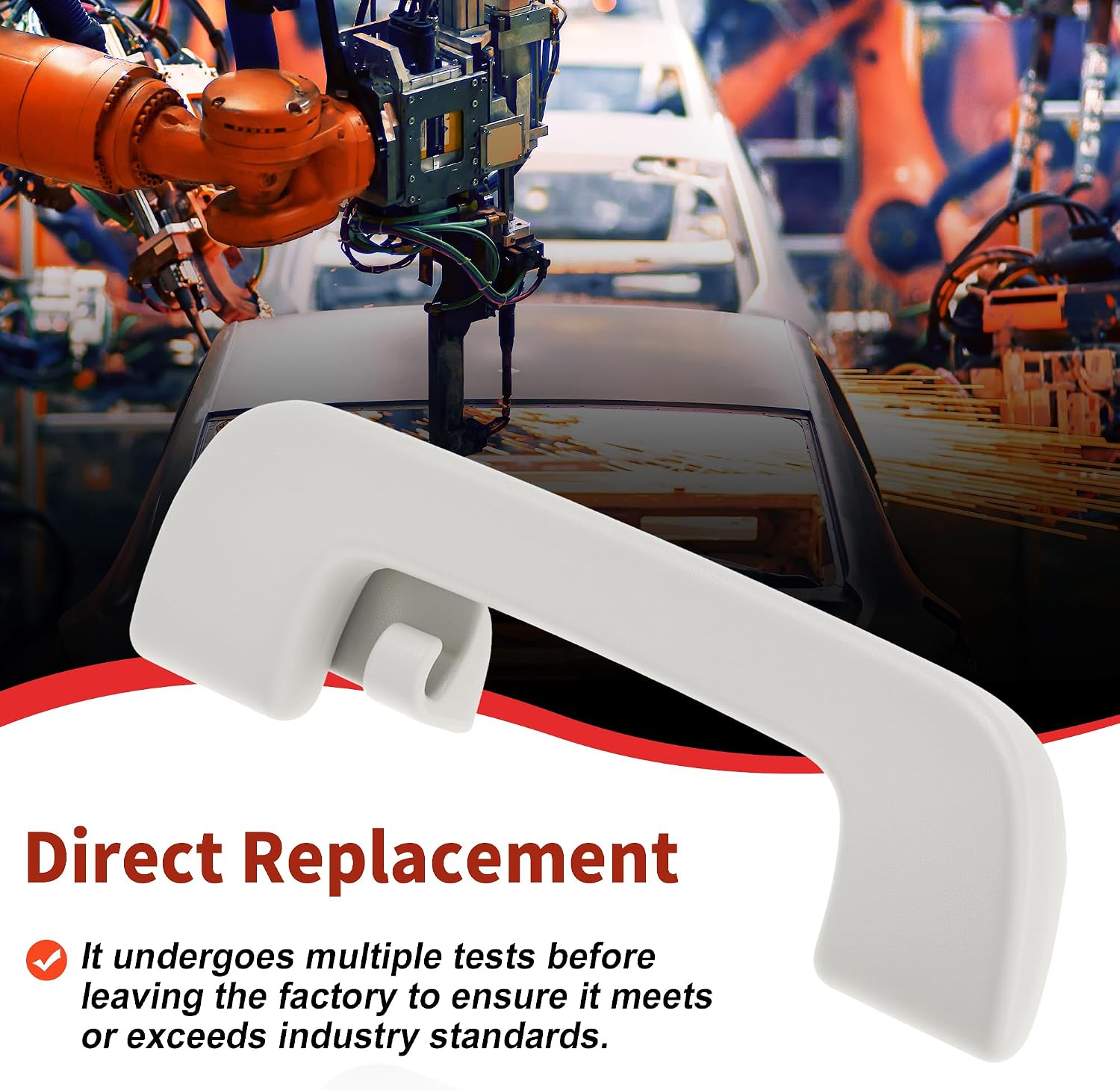 Rear Right Side Roll Bar Grab Handles for Audi Q5 for Audi A4 / A4 Avant Interior Grip Handle Holder with Hook Grip Handle Ceiling Handrail 8K0857607