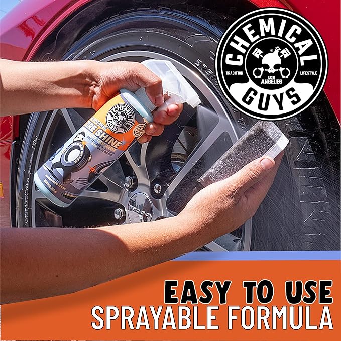 Chemical Guys Tire Kicker Sprayable Extra Glossy Tire Shine Safe - Image 11