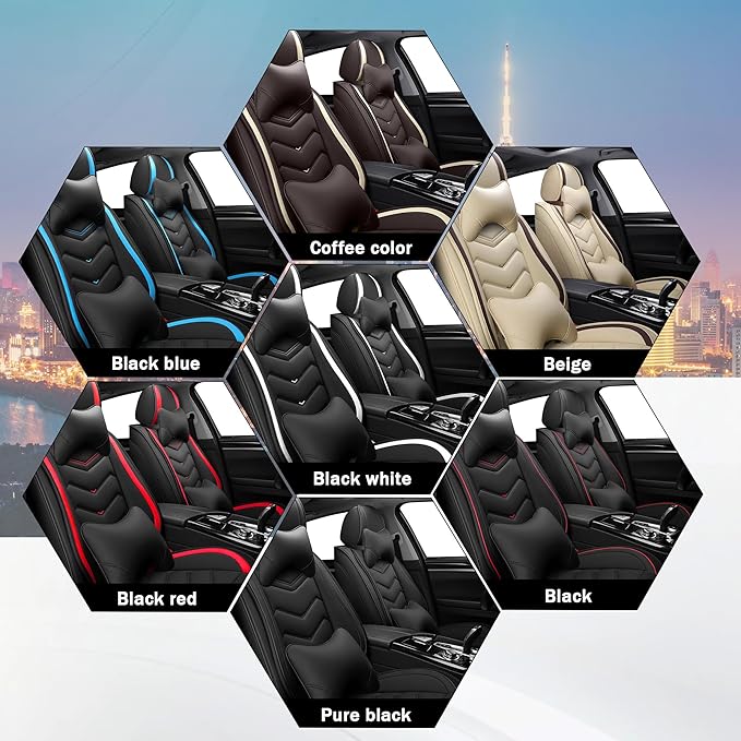 Car Seat Covers for Chrysler Pacifica 2004-2025, Stylish Sport Seat Cover - Image 7