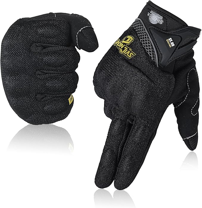BORLENI Motorcycle Riding Gloves Touch Screen Full Finger Glove Motocross Road by BORLENI