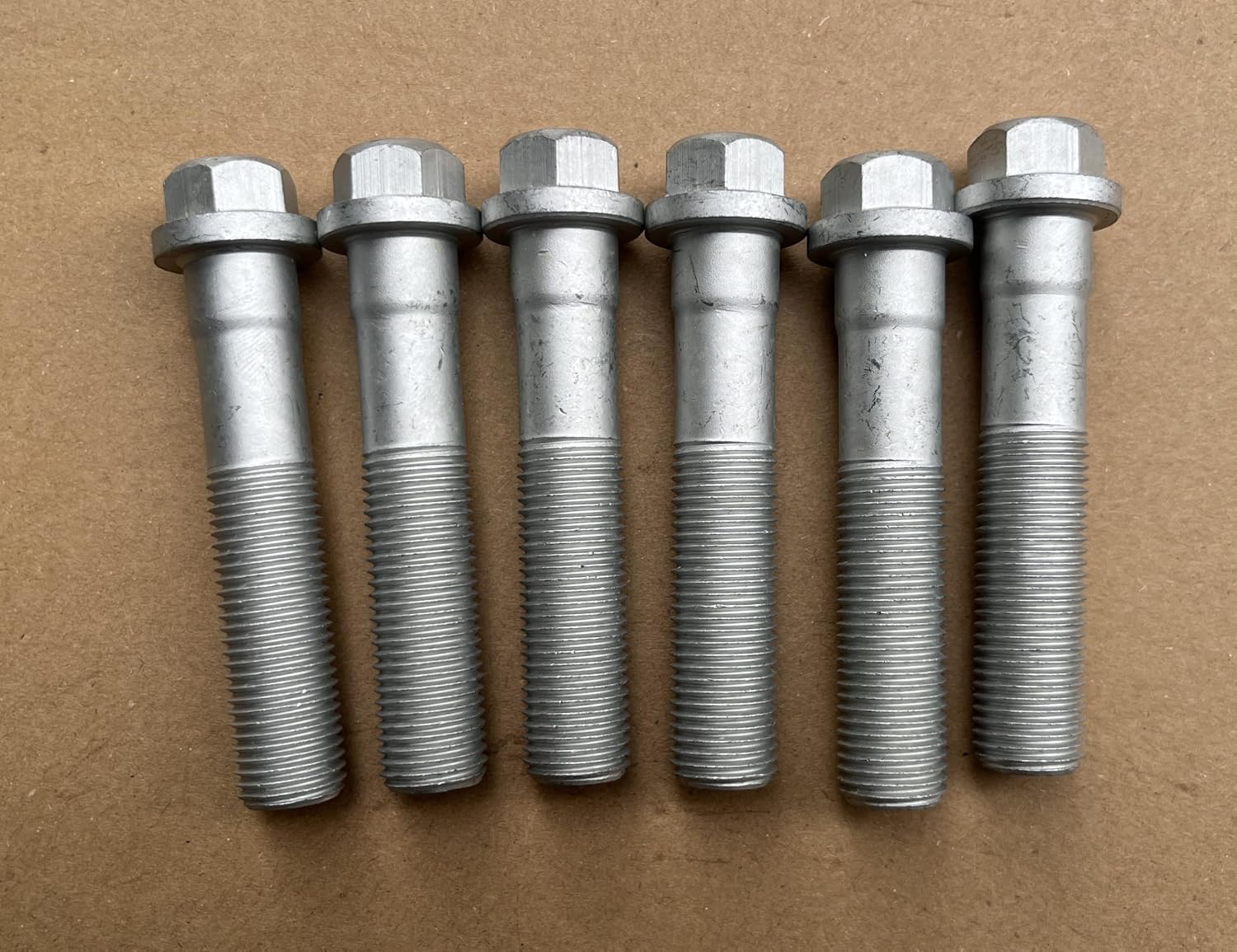Front Wheel Hub Bearing Knuckle Connection Mounting Bolts 15719028 Replacement for Escalade, Hummer, Sierra, Silverado 1500, Suburban, Tahoe, Yukon (6pcs/Set)