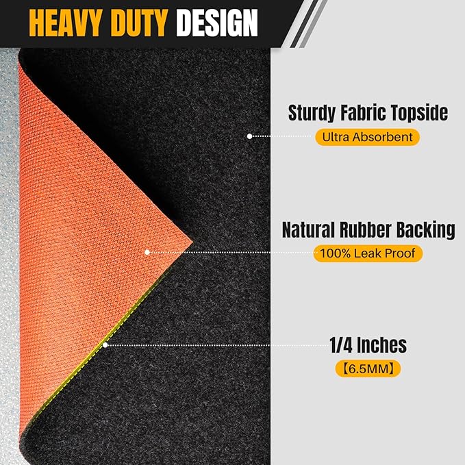 Heavy Duty Oil Spill Mat, Garage Floor Mat - Image 4