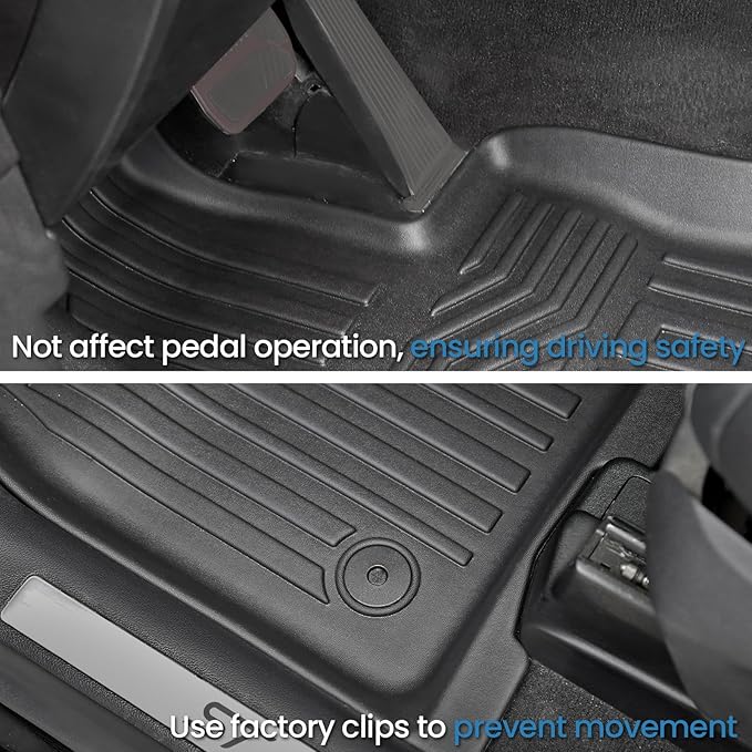 Floor Mats for 2020-2024 2025 Ford Explorer 6 Seats Captain Chairs Car Mat - Image 5