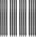 16 inches Ground Rebar Stakes Heavy Duty Metal Spikes by Besitu