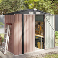 Aoxun 6.2x4 FT Shed Outdoor Storage Shed