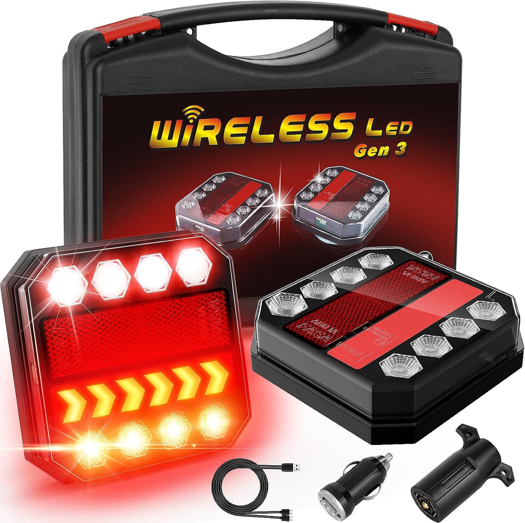wireless trailer lights magnetic, wireless tail lights for, main product view