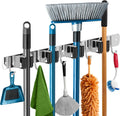 mop and broom holder - clear cleaning clutter, main product view