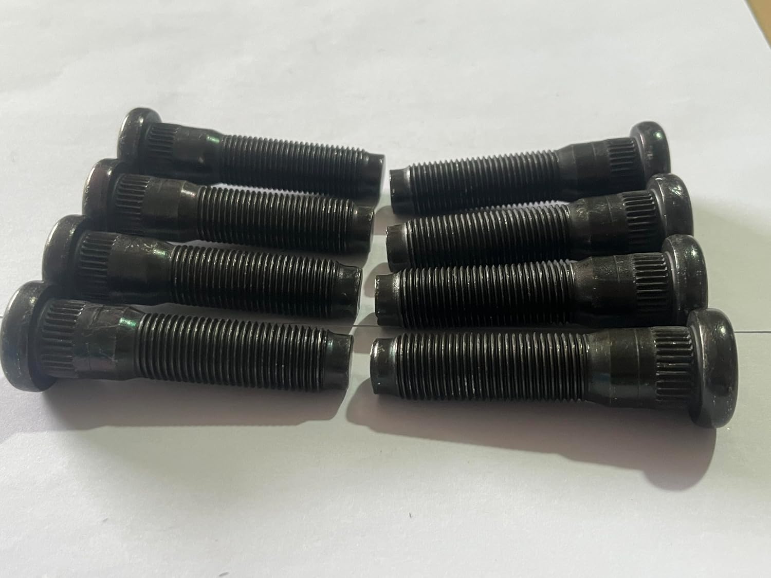 8pcs 9/16-18 Serrated Wheel Lug Stud Bolts 610-558 2.5 in. UHL Replacement for 2003-2011 Dodge Ram 2500 3500 Rear