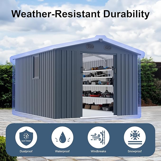 Outdoor Storage Shed 8x10 FT - Image 3