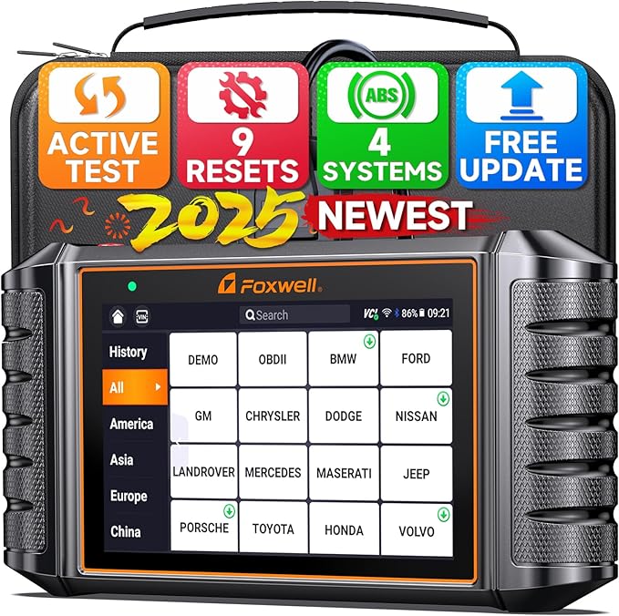 FOXWELL OBD2 Scanner NT716 Bidirectional Scan Tool, ABS SRS Transmission Engine by FOXWELL