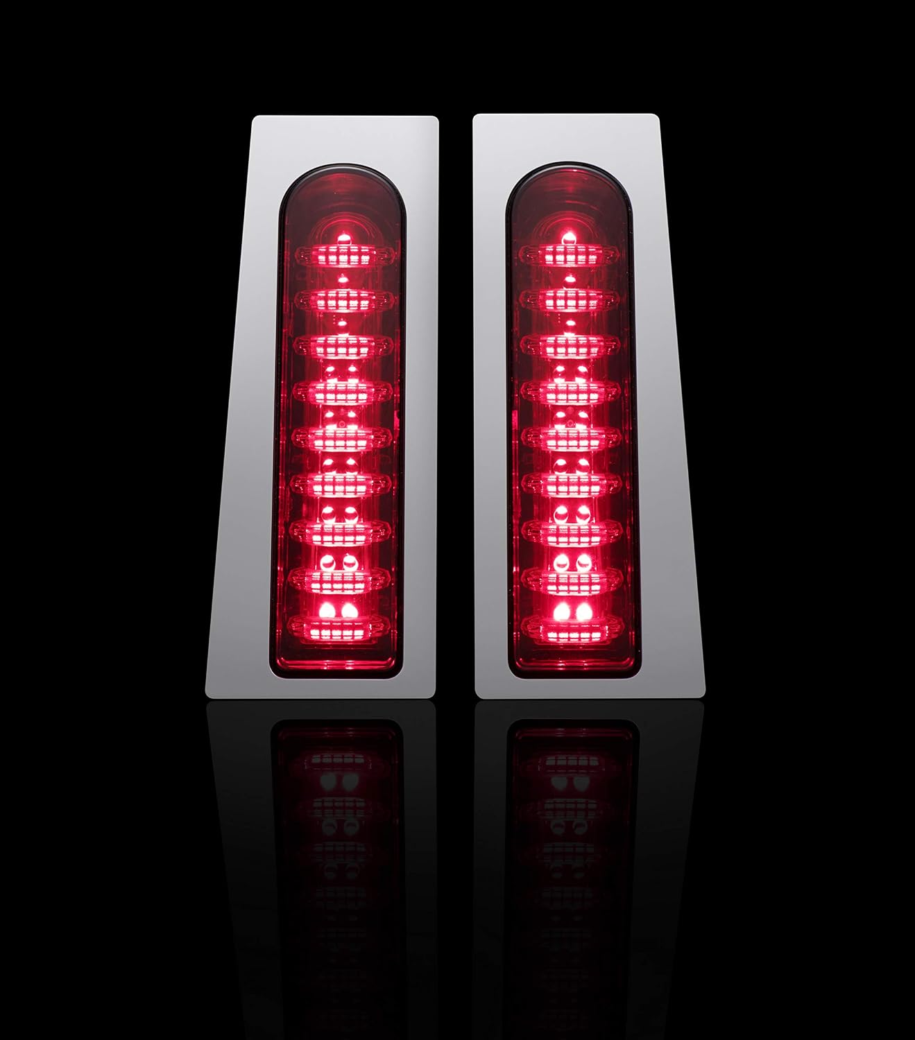 Chrome ProBEAM Fillerz with Red Lens