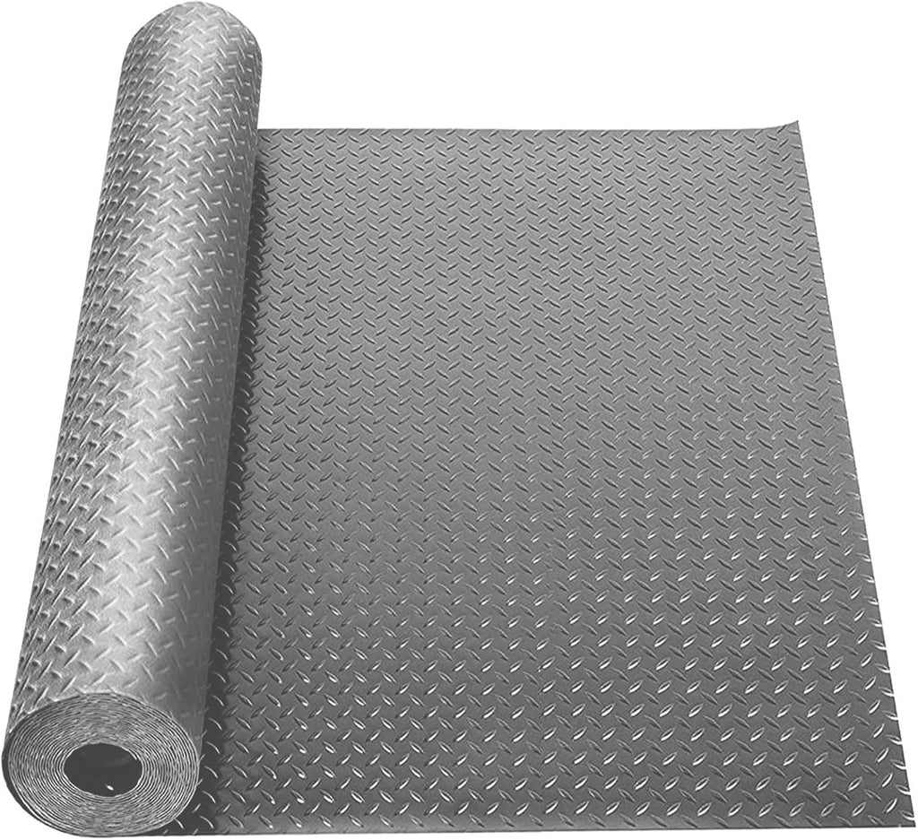 5Ft x 12Ft Rubber Flooring Mats 1.6mm Diamond Plate Flooring Roll 60sqft Rubber