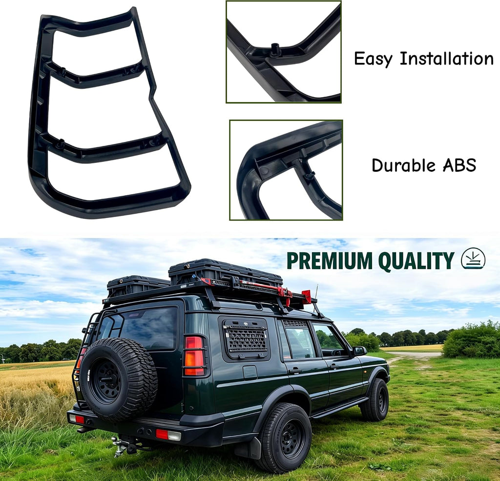 Taillight Tail Lamp Guard Cover Protector Grille for Land Rover Discovery 2 Ⅱ L318 1999 2000 2001 2002 2003 2004 Offroad Exterior Accessory，Replace STC53194