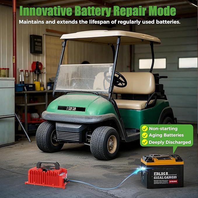 10L0L 15 Amp 48 Volt Golf Cart Charger - Image 3