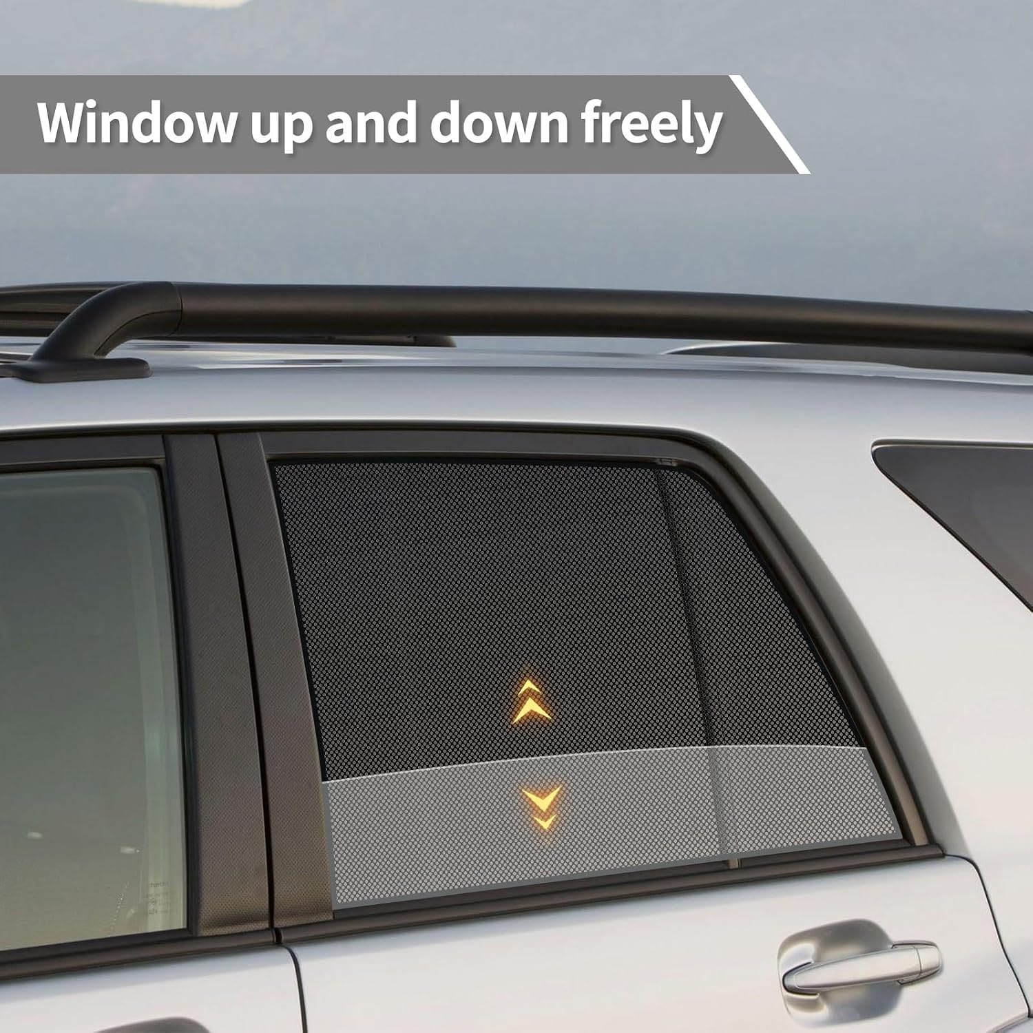Car Window Shades for Specific Accessories - Side Window Shade for Baby, Breathable Mesh Car Privacy Window Covers, UV Protection and Heat Insulation for Road Trips, Napping, Camping