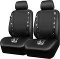 car pass leather bling diamond car seat covers, main product view