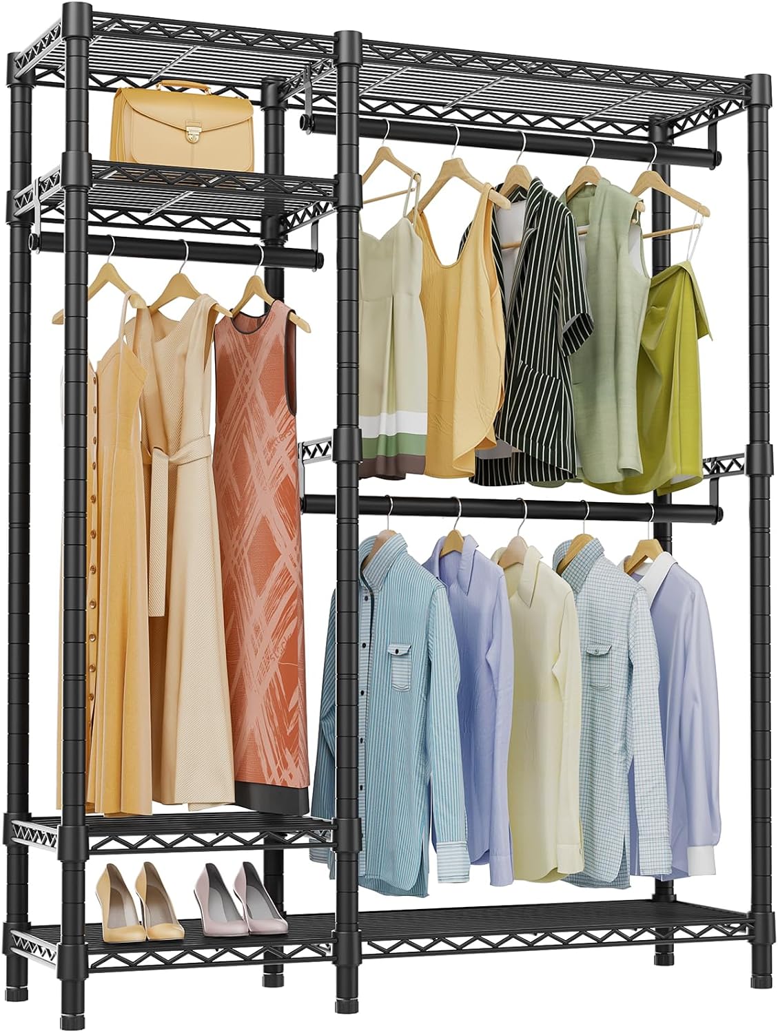 vipek v2 heavy duty clothes rack, portable metal, main product view