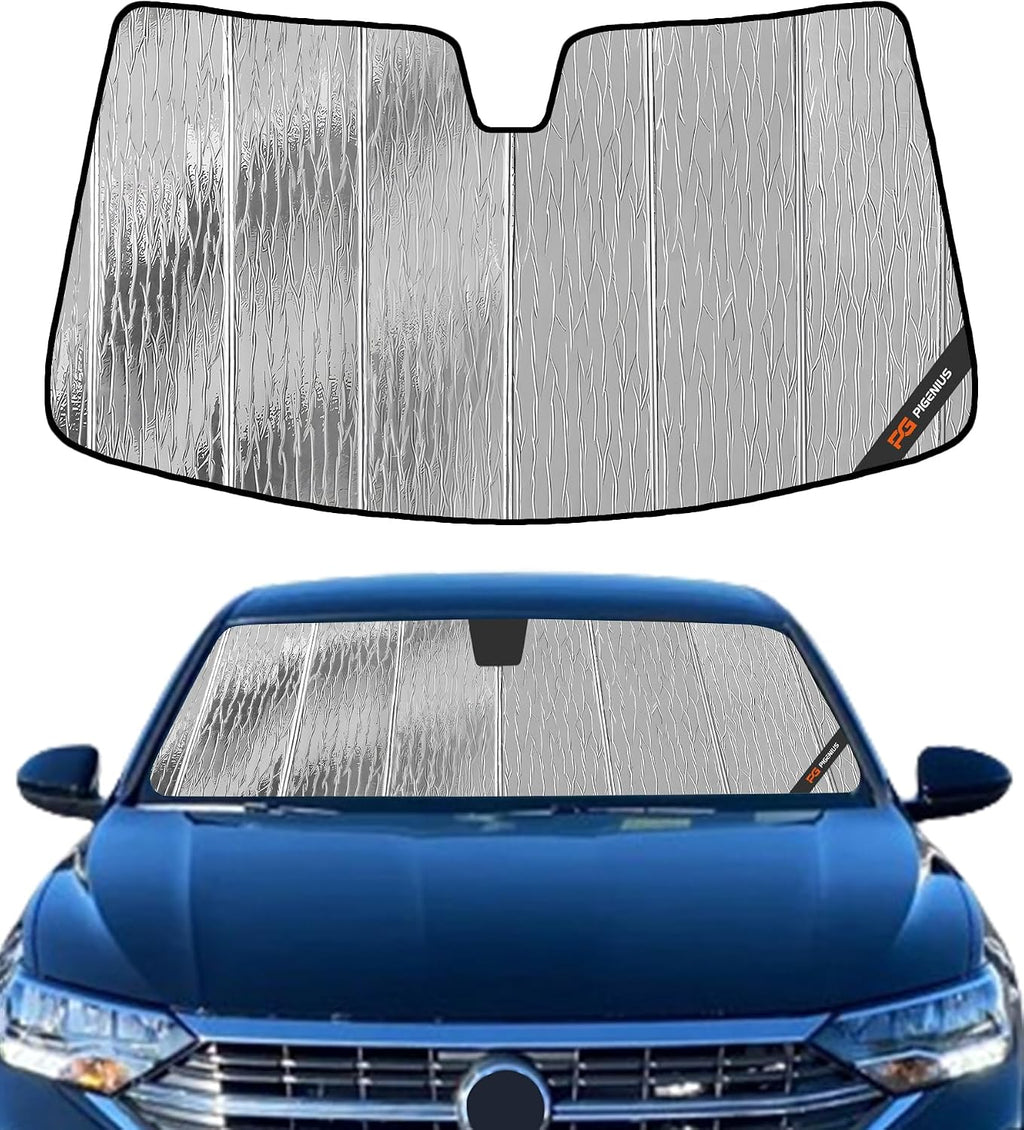 Pigenius Windshield Sunshade for Volkswagen Jetta 2019-2026 Without Rearview Mirror Camera - AstraGuard